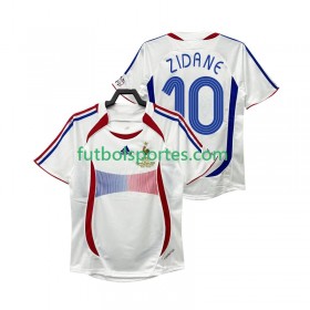 Camiseta Francia ZIDANE 10 2006 Retro Segunda Equipación